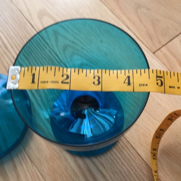 Vintage Empoli Glass Compote / Candy Jar with Lid - Picture 11 of 11